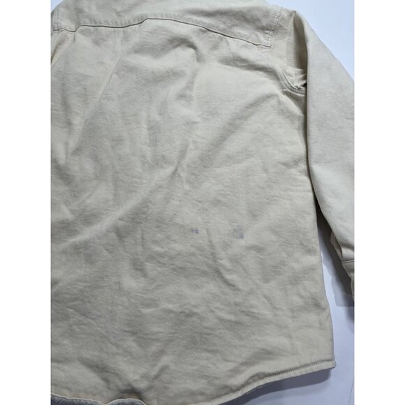 Brandy Melville John Galt Lillian Fur Corduroy Jacket in Ivory - Picture 6 of 7